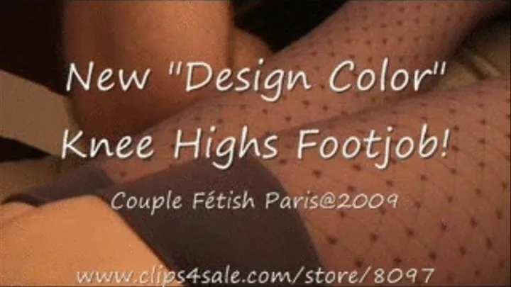 Design Color Knee Highs