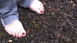 To Carry A Man On Her Back While Walking Barefoot On Gravel 2