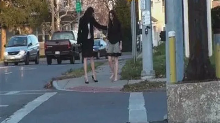 Audree Is To Walk Downtown On The Hot Pavement (whole clip)