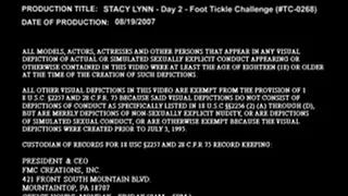 STACIE LYNN RETURNS - FOOT TICKLE CHALLENGE!