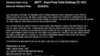 BRITT - GRAND FINALE TICKLE CHALLENGE