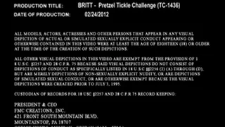 BRITT - PRETZEL TICKLE CHALLENGE