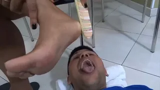 EAT OUR FEET SKIN WHEN WE SCRAP OUR FEET PART 1