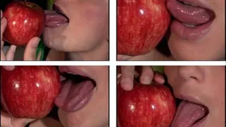 MILLY TONGUE FETISH APPLE