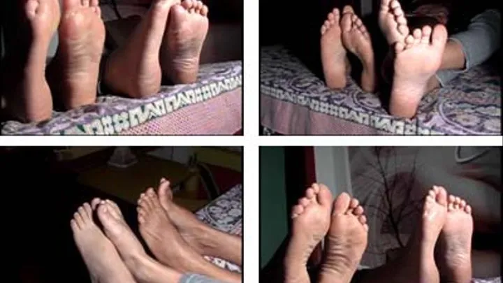 4 SOLES FEET IN BED