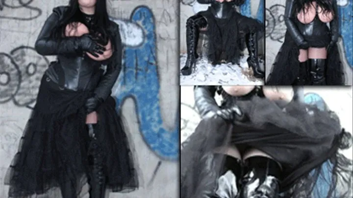 Dark Vamp // Gothic Lady in Leather and Pantyhose // Part 1 //