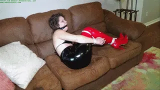 Booted brat tight & shiny balltie