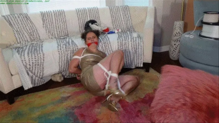 Intense frogtied bound orgasms