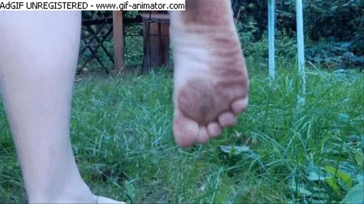 Dirty Garden Feet