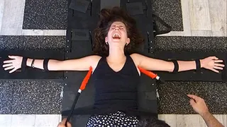 CALISSA LOSES CONTROL ON OUR NEW SPECIAL UNDERARMS DEVICE
