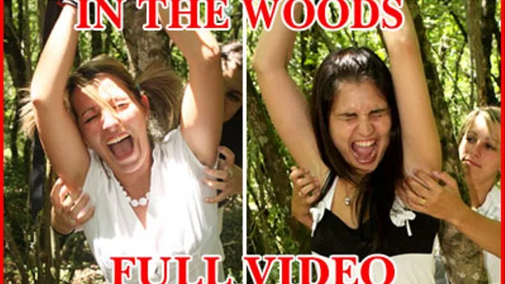 Merciless F/F Tickling Session in the Woods