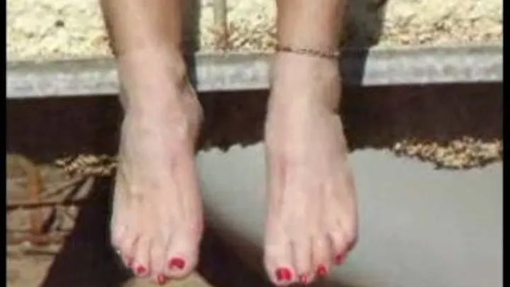 Dangling Bare Feet