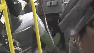 Female bus driver 38