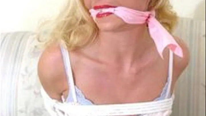 Lisa: Pink And Blue; His Babe Is All Tied Up