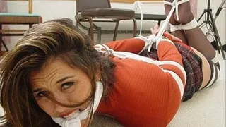 Tomiko: Red sweater hogtie