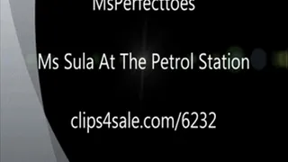 Ms Sula At The Petrol Station.