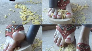 Vacuuming Up Crushed Pasta