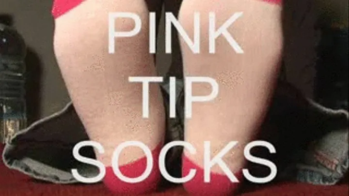 Pink tip socks