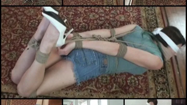 Mallory Casual Hogtied to Escape