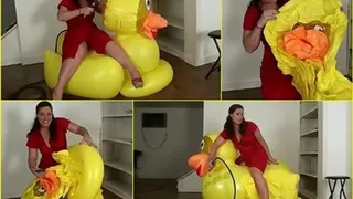 Over Blowing a Huge Inflatable