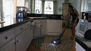 Vacuuming In High Heels