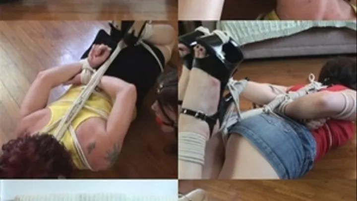 Mallory & Fayth Hogtied & Gagged