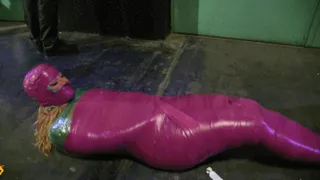 Struggling & Hogtie Mummification by Cinched & Secured at BoundCon 19 -Part 2 of 2