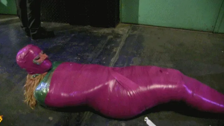 Struggling & Hogtie Mummification by Cinched & Secured at BoundCon 19 -Part 2 of 2