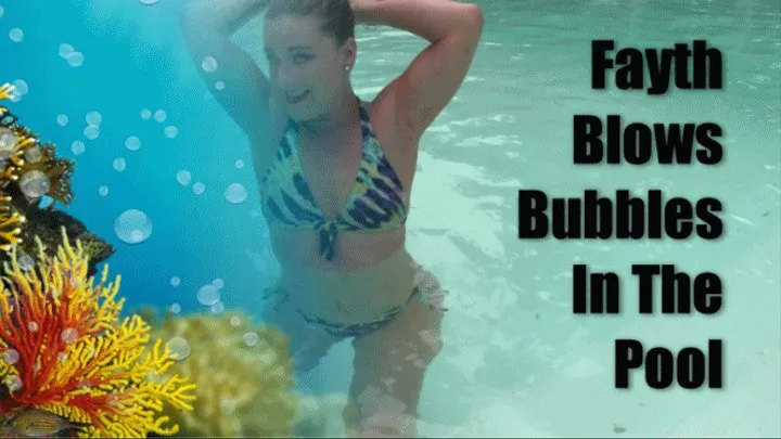 Underwater Bubble Blowing