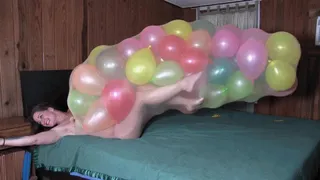 Fayth Pops Her Balloon Cocoon