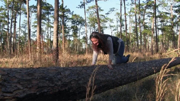 Blow 2 Pop on Fallen Tree