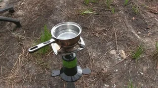 Primitive Camping Bath & Shave