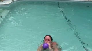 Blowing Up Purple Loons In the Pool
