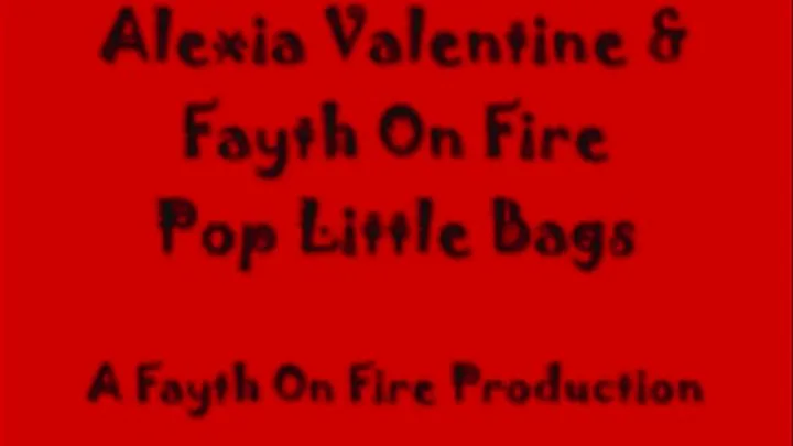 Alexia & Fayth Pop Little Bags