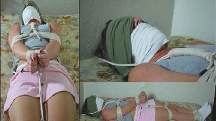 Fayth Casually Bound, Gagged and Blindfolded