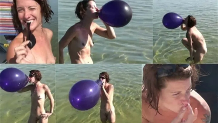 Nude Blow to Pop on the Gulf - Pervert Style!