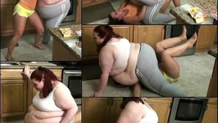 SSBBW Sits on Skinny Fayth