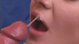 Blonde gets face fucked and sixty-nined, then a big load in her mouth FULL VERSION