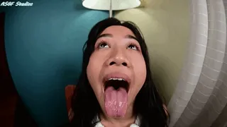 Gymnast playful mouth Part 2