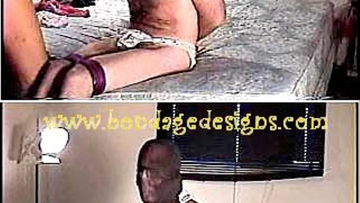 Captive husband (3) bound handjob humiliation