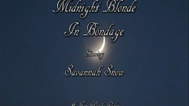 Midnight Blonde In Bondage