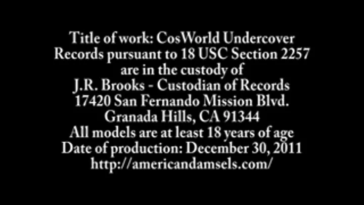 CosWorld Undercover - Part Three
