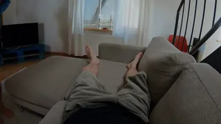Handjob on the sofa (2020)