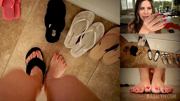 Used Shoe Galore starring Giantess Katelyn Brooks