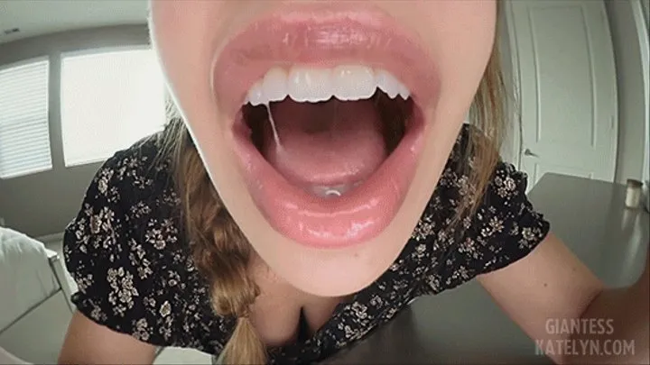 You're all MINE to swallow | Giantess Katelyn