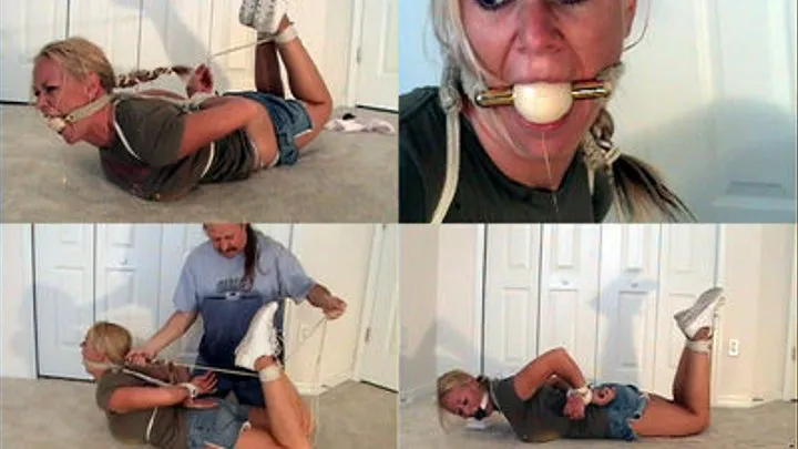 Hair Hogtied And Gagged With Wood! Hi Res!