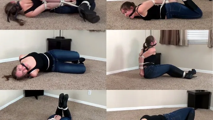 Rachel's Brutal Elbow Crushed Hogtied Hell!