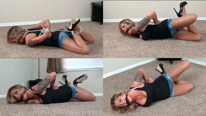 Bella's Severe Hogtied Anguish