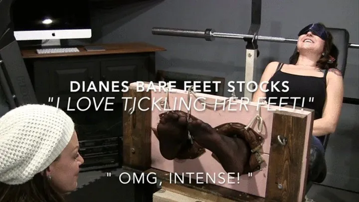 "OMG Finally!" Diane gets her nylons ripped off in the stocks!