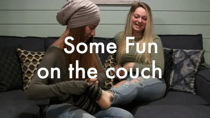 Cam Meets Kat - Little couch foot tickling fun " Your Adorable "